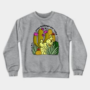 Valid Feelings Cactus Green Desert Prick Crewneck Sweatshirt